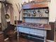 Antique Primitive Possum Belly Kitchen Cabinet