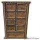 Antique Primitive Tramp Art Hanging Spice Cabinet Apothecary Collectors 1890