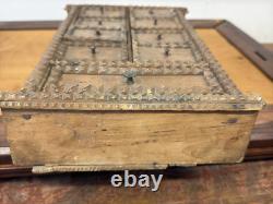 Antique Primitive Tramp Art Hanging Spice Cabinet Apothecary Collectors 1890