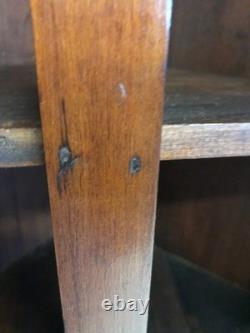 Antique Primitive Wall Mounted Corner Cabinet, 23 3/4 Tall x 11 1/4 Deep