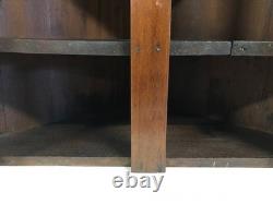 Antique Primitive Wall Mounted Corner Cabinet, 23 3/4 Tall x 11 1/4 Deep