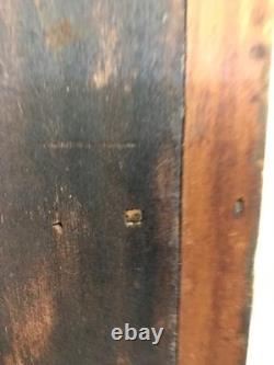 Antique Primitive Wall Mounted Corner Cabinet, 23 3/4 Tall x 11 1/4 Deep
