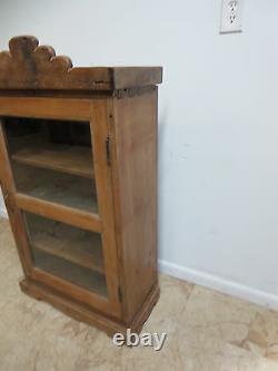 Antique Primitive architectural salvage Hutch China Cabinet Cupboard m A