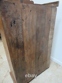 Antique Primitive architectural salvage Hutch China Cabinet Cupboard m A