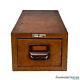 Antique Quartersawn Oak Library File Box Cabinet By Globe Wernicke