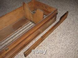 Antique Quartersawn Tiger Oak File Cabinet Drawer Only with Slides Dovetailed