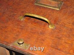 Antique Quartersawn Tiger Oak File Cabinet Drawer Only with Slides Dovetailed