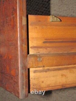 Antique Quartersawn Tiger Oak File Cabinet Drawer Only with Slides Dovetailed
