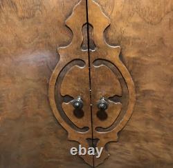 Antique Radio Cabinet Walnut 1930's Era