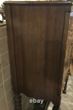 Antique Radio Cabinet Walnut 1930's Era
