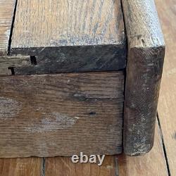Antique Rand McNally Map Wood Cabinet Chest Drawer