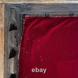 Antique Rand McNally Map Wood Cabinet Chest Drawer