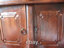 Antique Rare Early American Miniature Mahogany Salesman Sample Corner Cabinet