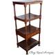 Antique Regency Mahogany What Knot Shelf Cabinet Etagere 1830 Original