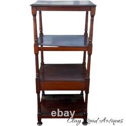 Antique Regency mahogany what knot shelf cabinet etagere 1830 original Antique Regency mahogany what knot shelf cabinet etagere 1830 original