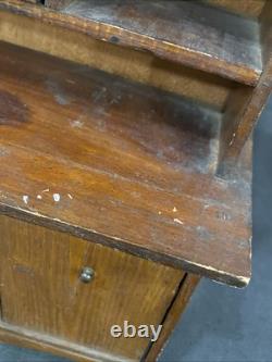 Antique Salesman Sample Hoosier Kitchen Cabinet Cupboard Hutch Oakwood Dollhouse