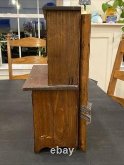 Antique Salesman Sample Hoosier Kitchen Cabinet Cupboard Hutch Oakwood Dollhouse