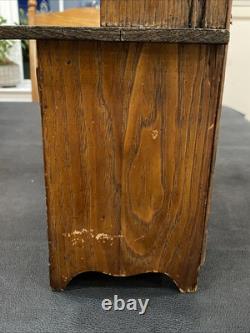 Antique Salesman Sample Hoosier Kitchen Cabinet Cupboard Hutch Oakwood Dollhouse