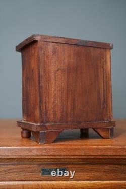 Antique Salesman Sample apothecary wood drawer cabinet dresser vintage Miniature