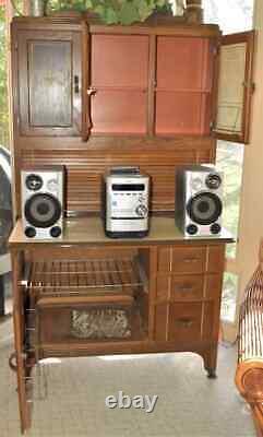 Antique Sellers Hoosier Cabinet Cupboard Original