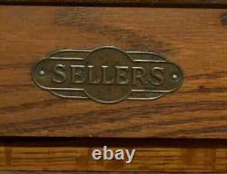 Antique Sellers Hoosier Cabinet Cupboard Original