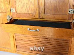 Antique Sellers Oak Kitchen Cabinet 48 inches width