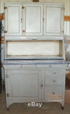 Antique Sellers brand Hoosier style kitchen cabinet