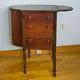Antique Sewing Table Stand Cabinet Flip Top Side Hk