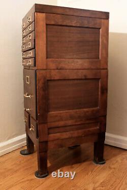Antique Shaw Walker File Cabinet
