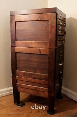 Antique Shaw Walker File Cabinet