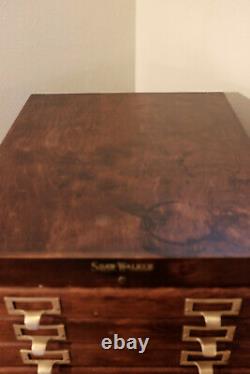 Antique Shaw Walker File Cabinet