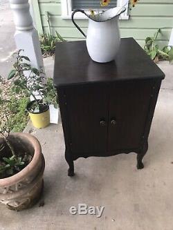 Antique Sheet Music -Filing Cabinet -28Nightstand Mahagony QAnne Claw Foot