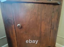 Antique Solid Wood Corner Cupboard