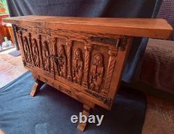 Antique Spanish Apostle Cabinet