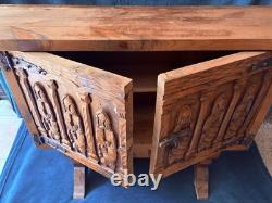 Antique Spanish Apostle Cabinet