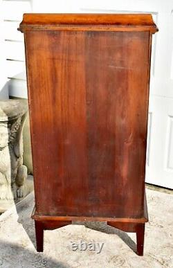 Antique Spectacular Edwardian Style Inlaid Mahogany Music Stand