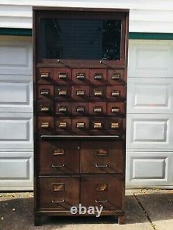 Antique Stackable File Cabinet Art Metal Jamestown NY For EB Holmes Buffalo NY