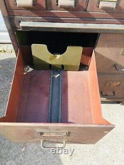 Antique Stackable File Cabinet Art Metal Jamestown NY For EB Holmes Buffalo NY