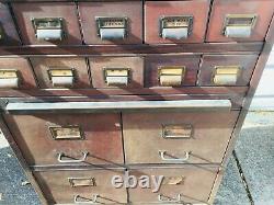 Antique Stackable File Cabinet Art Metal Jamestown NY For EB Holmes Buffalo NY