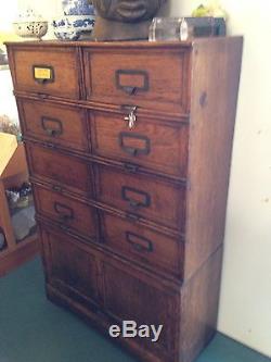 Antique Stolzenberg Notary Filing Cabinet Great Condition