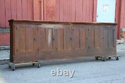 Antique Store Counter Apothecary Cabinet General Store Kitchen Island Back Bar