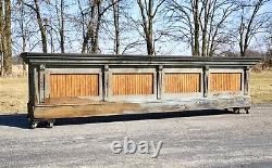 Antique Store Counter Kitchen Island Wood Bar General Store Countertop Vintage