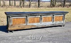 Antique Store Counter Kitchen Island Wood Bar General Store Countertop Vintage