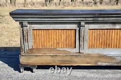 Antique Store Counter Kitchen Island Wood Bar General Store Countertop Vintage