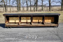 Antique Store Counter Kitchen Island Wood Bar General Store Countertop Vintage