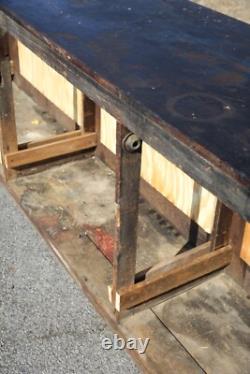 Antique Store Counter Kitchen Island Wood Bar General Store Countertop Vintage