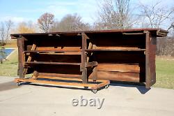 Antique Store Counter Kitchen Island Wood Bar General Store Mercantile Display