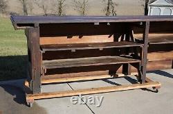 Antique Store Counter Kitchen Island Wood Bar General Store Mercantile Display