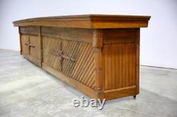 Antique Store Counter Wood Bar Kitchen Island 14ft General Store Vintage Table