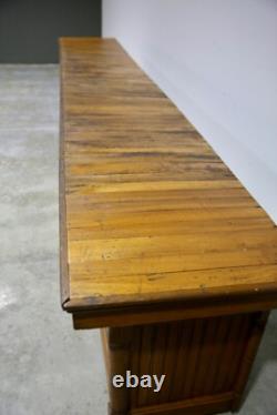 Antique Store Counter Wood Bar Kitchen Island 14ft General Store Vintage Table